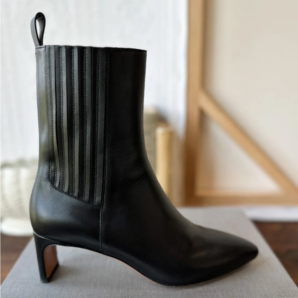 Emerson Fry Lou Black Heeled Boots